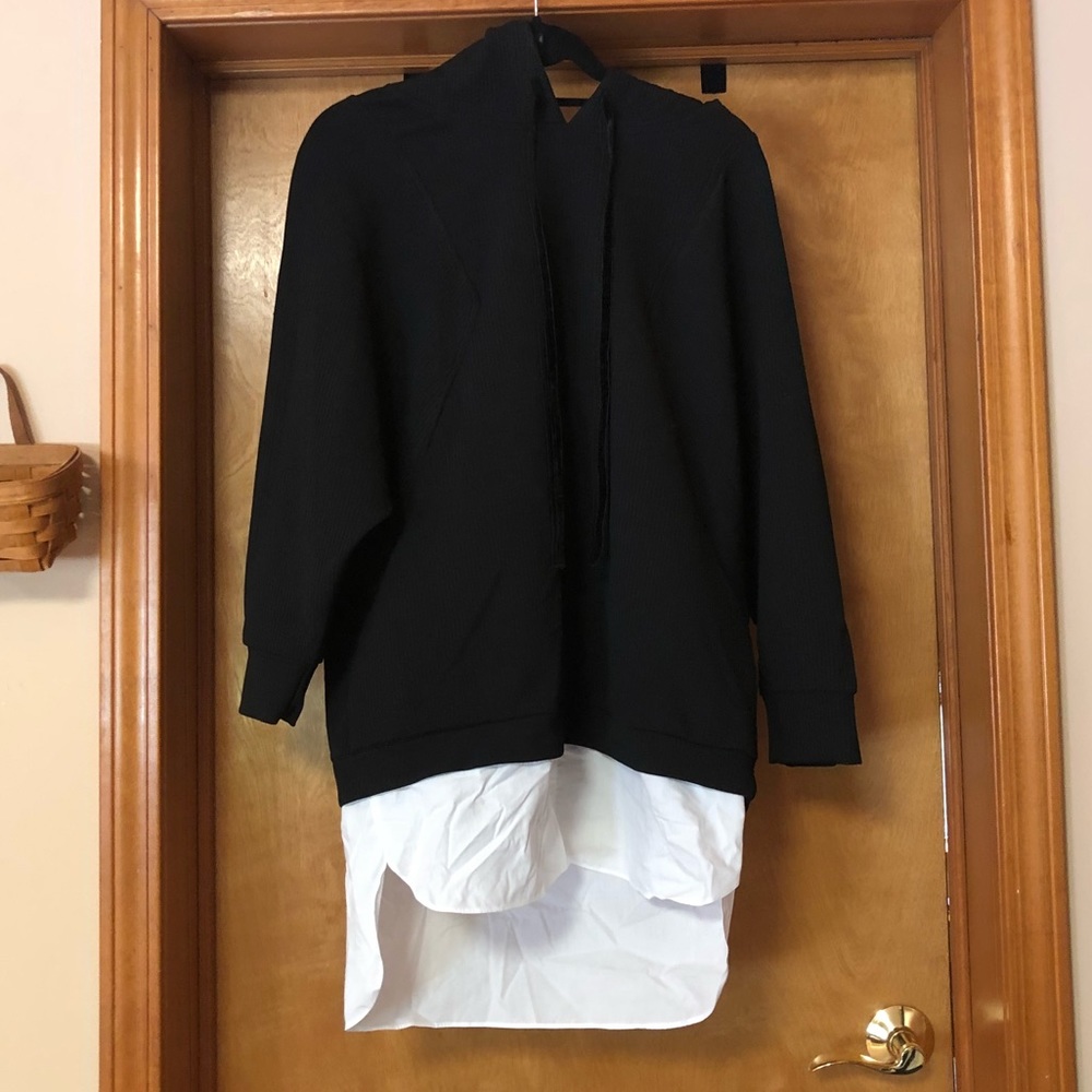 Zara hoodie shirtdress size small